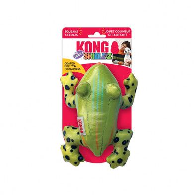 Kong Shieldz Tropics Frog Medium Dog Toy