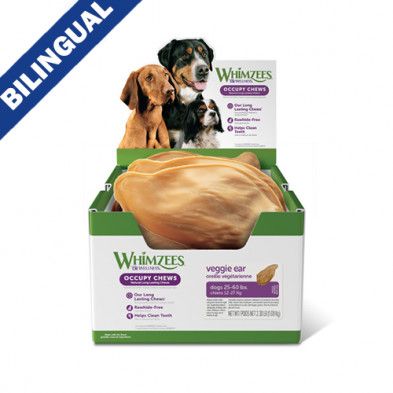 Whimzees by Wellness Veggie Ear Dental Chew for Dogs