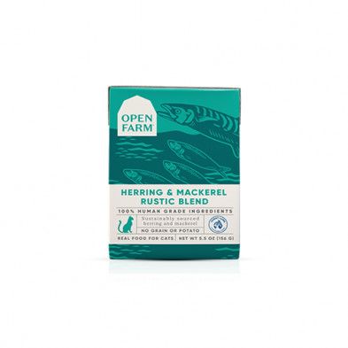 Open Farm Herring &amp; Mackerel Rustic Blend Wet Cat Food 5.5 oz