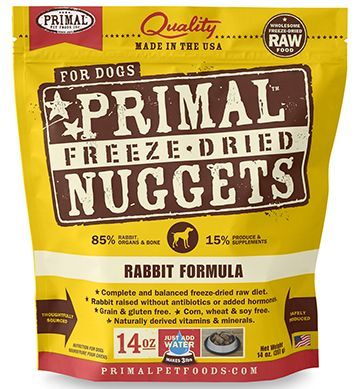Primal Freeze Dried Rabbit Dog 14Oz