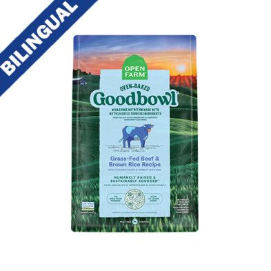 Open Farm Goodbowl Grass-Fed Beef &amp; Brown Rice Recipe Dry Dog Food 22lb