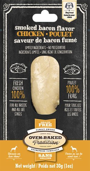 Oven Baked Tradition Chicken And Smoke Bacon Flavour Fillet Dog 30G