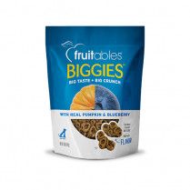 Fruitables BIGGIES Pumpkin &amp; Blueberry Dog Treat 16 oz