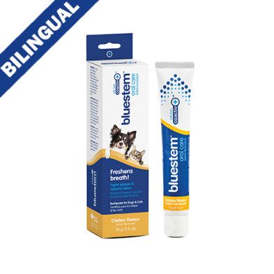 Bluestem Oral Care Toothpaste with Coactiv+ Chicken Flavor for Dogs &amp; Cats 70gm