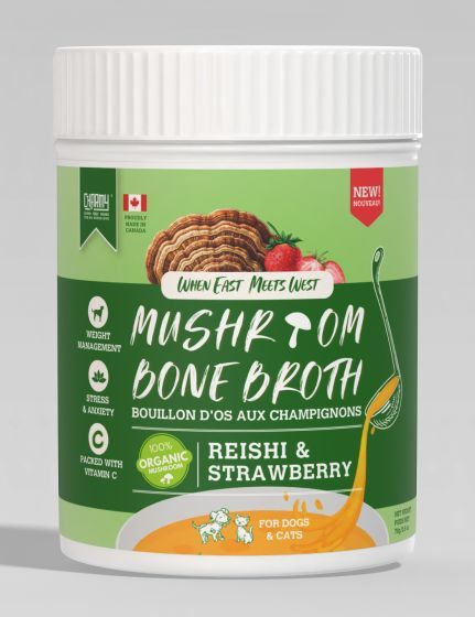Charmy Mushroom Bone Broth Reishi &amp; Strawberry 70g