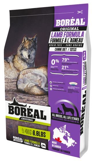 Boreal - Grain Free Lamb Formula - Dog Food, Size: 4 kg