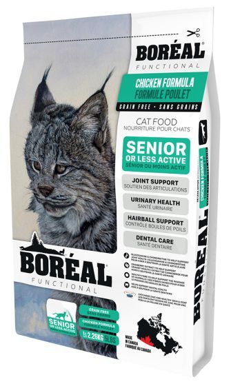 Boreal - Functional Senior Cat - Chicken Formula, Size: 2.26 kg