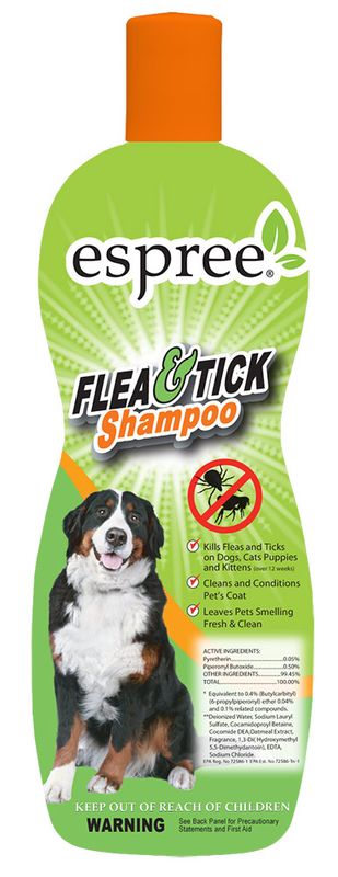 Espree Natural Flea &amp; Tick Shampoo 20Oz-Fresh Clean