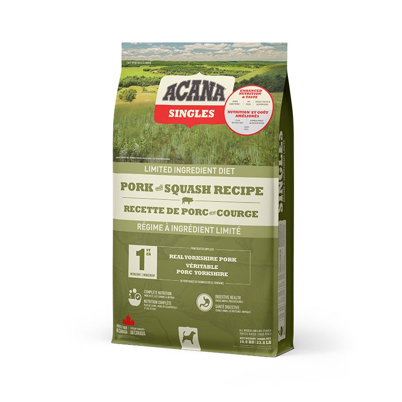Acana - Dog - Pork with Squash Recipe, Size: 1.8 kg