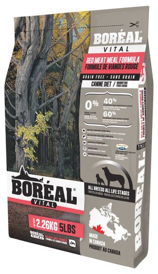 Boreal - Vital - Grain Free Red Meat Meal Formula - Dog Food, Size: 2.26 kg