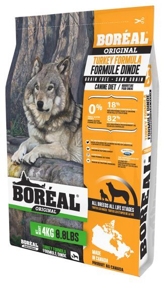 Boreal - Grain Free Turkey Formula - Dog Food, Size: 4 kg