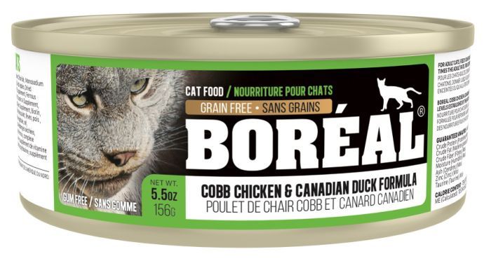 Boreal - Cobb Chicken and Canadian Duck - Cat Food, Size: 156 g