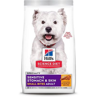 Hill's Science Diet Canine Adult Sensitive Stomach &amp; Skin Small Bites Chicken Recipe 15 lb
