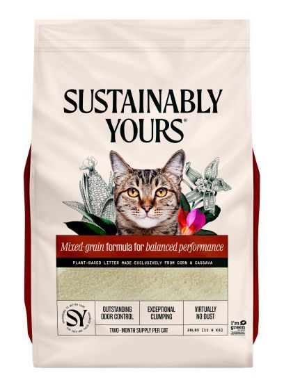 Sustainably Yours Natural Biodegradable For Multicat Households Cat 26Lb