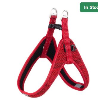 Rogz Fast-Fit Harness Xx-Small Red Reflective