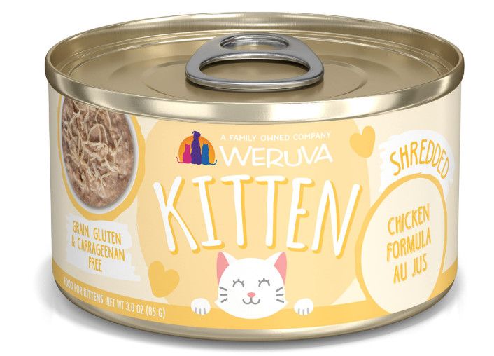 Weruva Kitten Chicken Formula Au Jus Canned Cat Food 3 oz