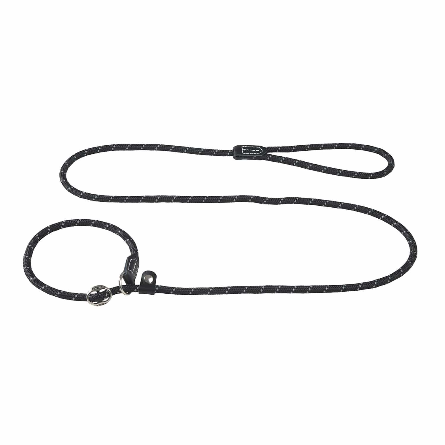 Rogz Quick Fit Slip-Lead 1/2x6ft, Color: Black, Size: Large