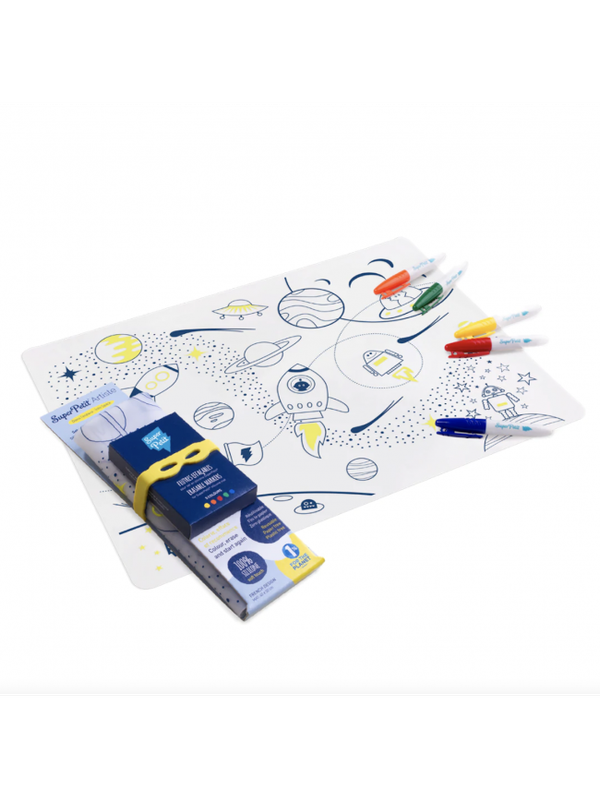 Set de table à colorier " dans l'espace " - Super Petit