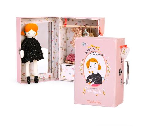 Valise la petite penderie " Les Parisiennes " - Moulin Roty