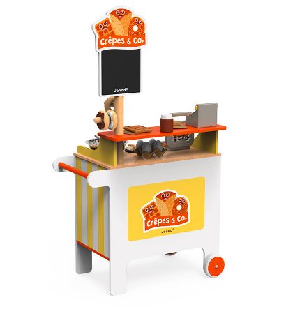 Stand mobile " Crêpes & Co " en bois - Janod