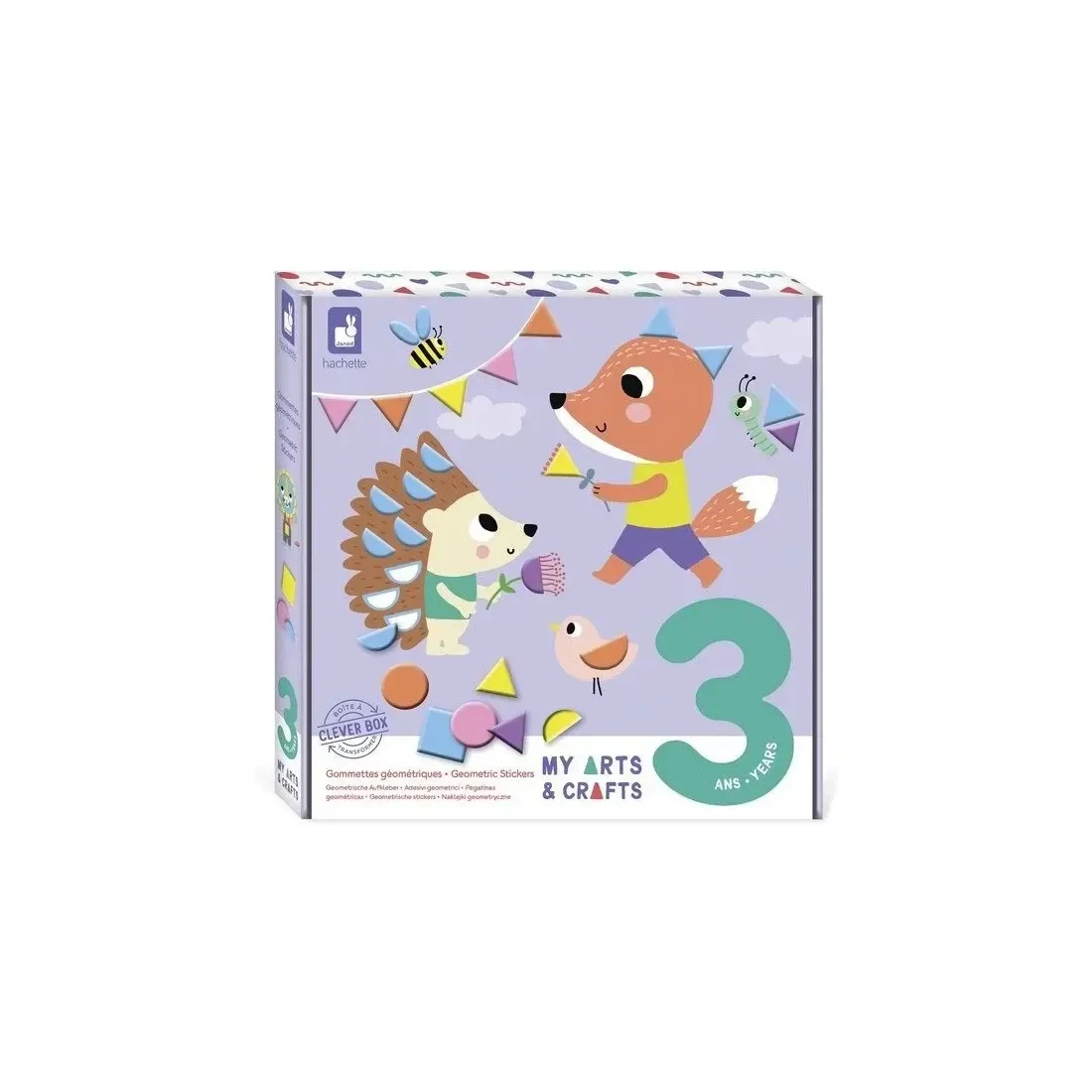 3 ans - gommettes géométriques - Janod