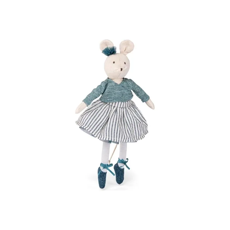 Charlotte petite souris bleue "la petite école de danse" - Moulin roty