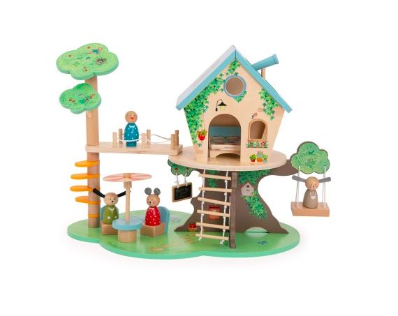 Cabane dans les arbres " La Grande Famille " en bois - Moulin Roty