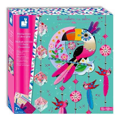 Coffret multi activités 11 décos " Girly " - Janod