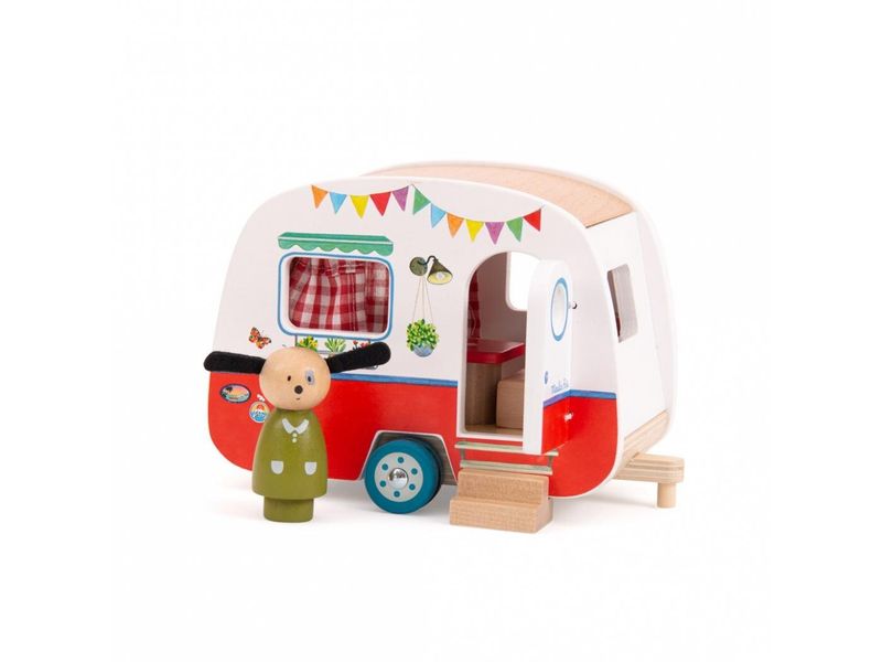 Caravane " La Grande Famille " en bois - Moulin Roty