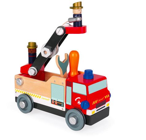 Camion de Pompiers en bois "Brico'Kids "   - Janod