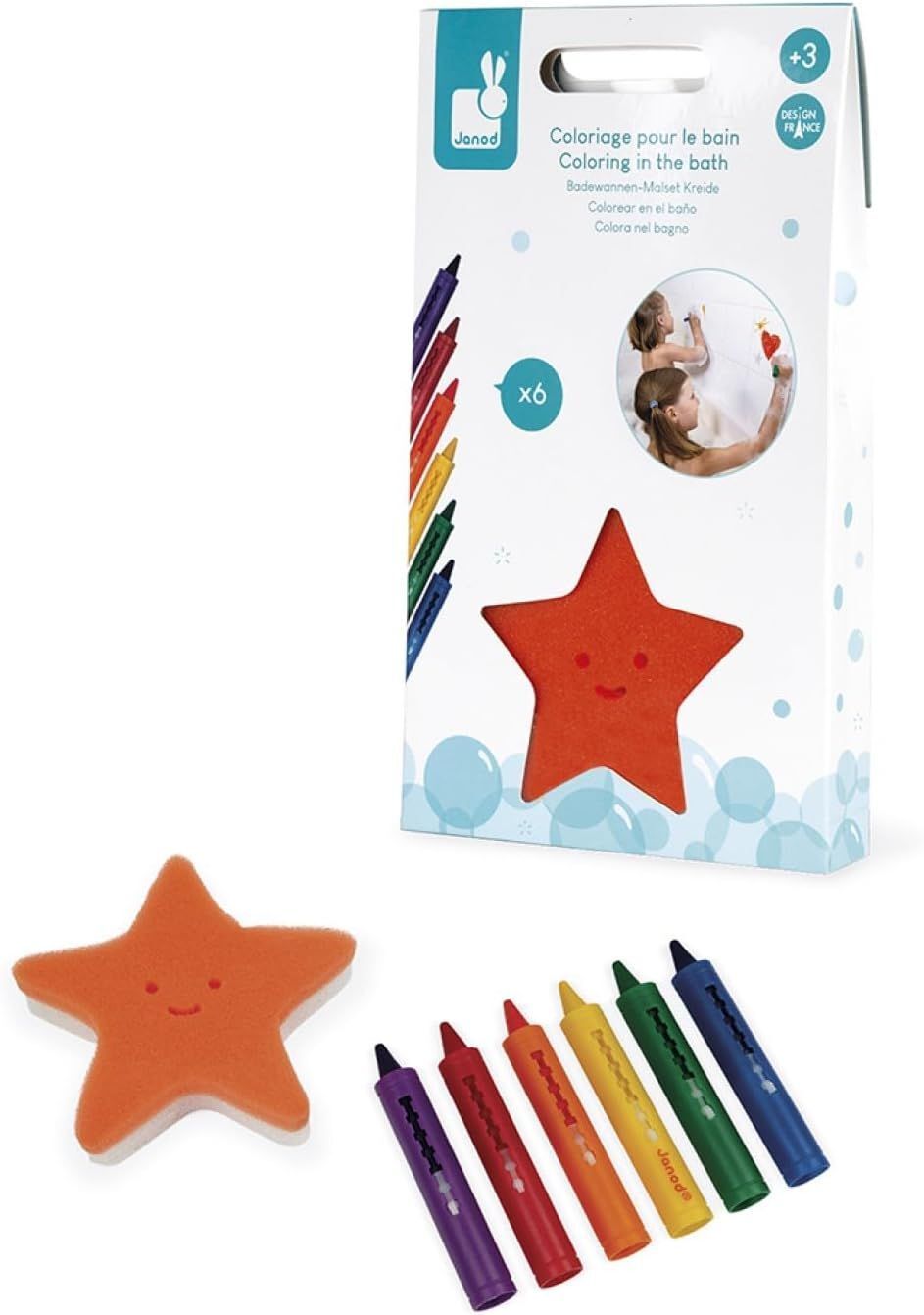 Coloriage pour la bain - Janod