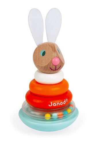 Empilable Culbuto " Lapin " en bois - Janod
