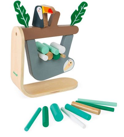 Jeu d'équilibre " Le Paresseux " en bois - Janod