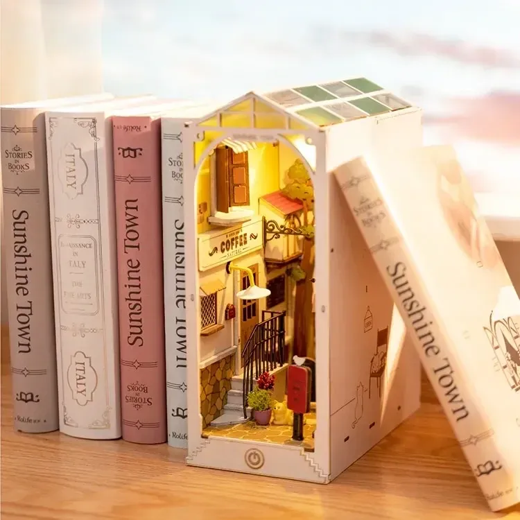 Kit miniature book nook - Sunshine Town - Rolife