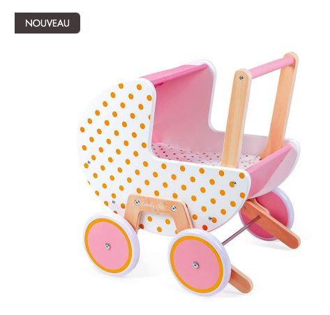 Landau " Candy Chic " en bois - Janod