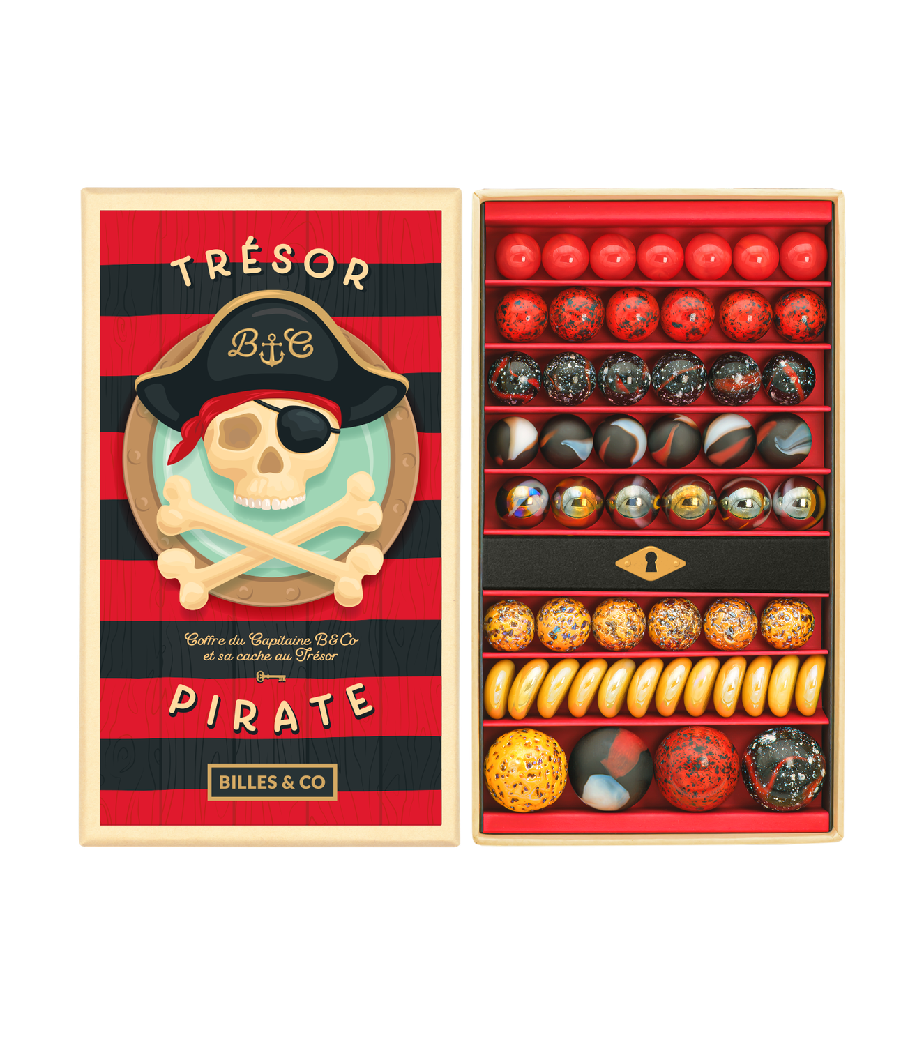 Box trésor pirate - Billes & co