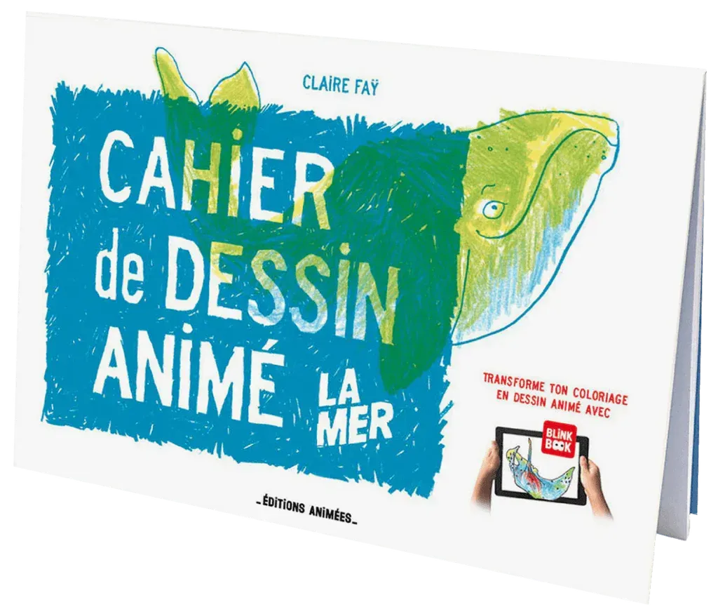 Cahier de dessin animé "la mer" - Editions animées"