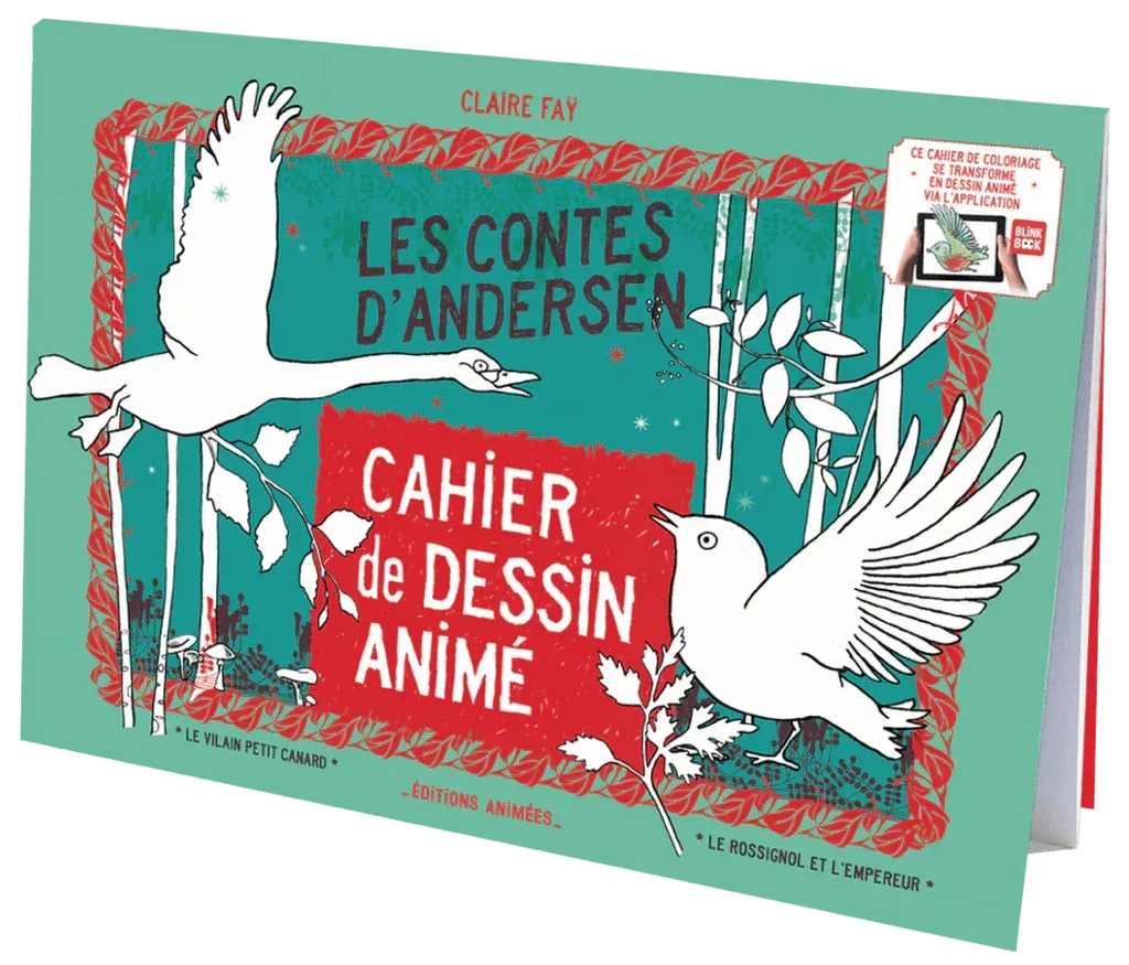 Cahier de dessin animé 'les contes d'Andersen" - Editions animées