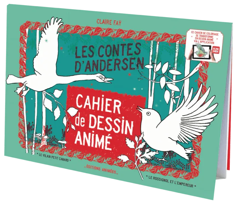 Cahier de dessin animé 'les contes d'Andersen" - Editions animées