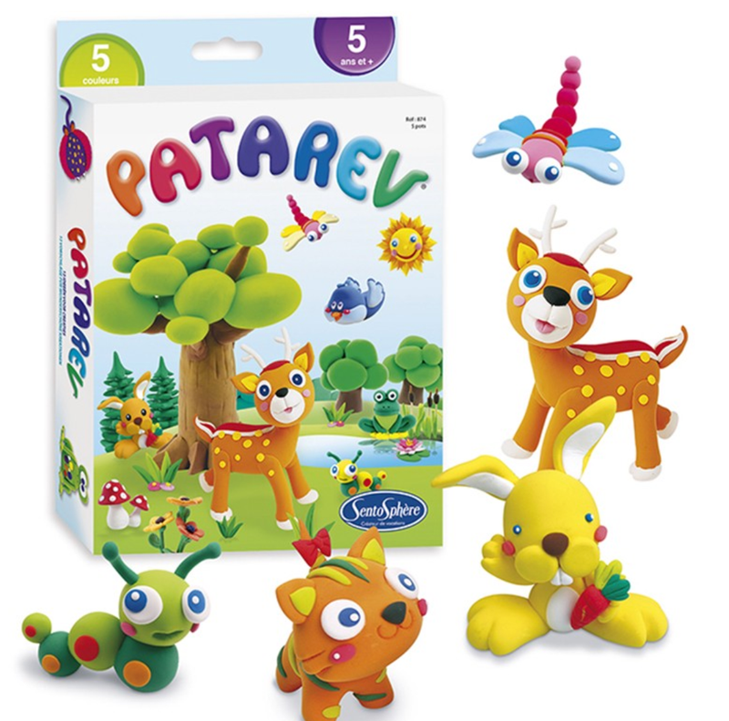 Animaux  de la forêt - 5 pots - Patarev - Sentosphère
