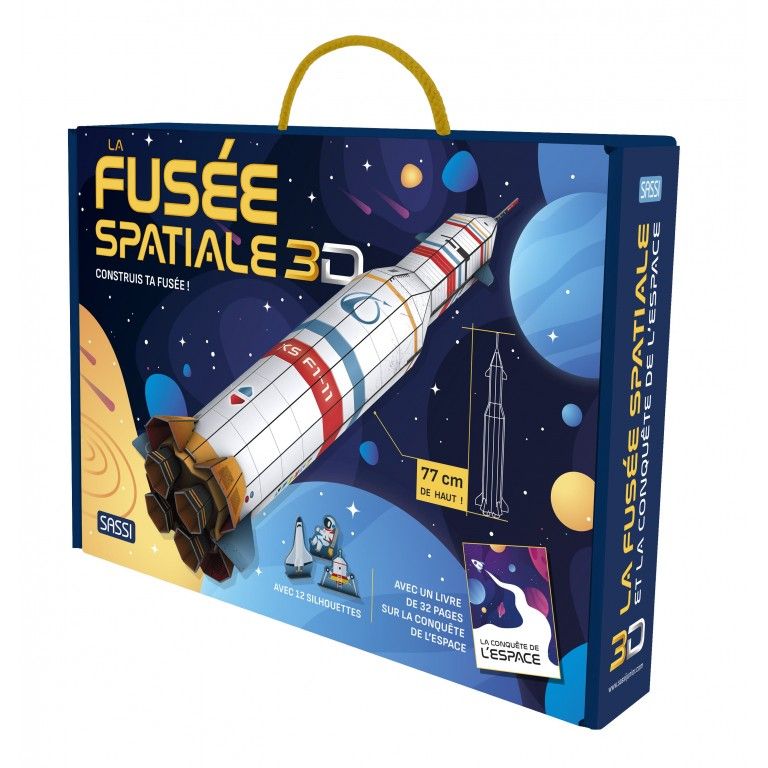 La fusée spatiale en 3D à construire
