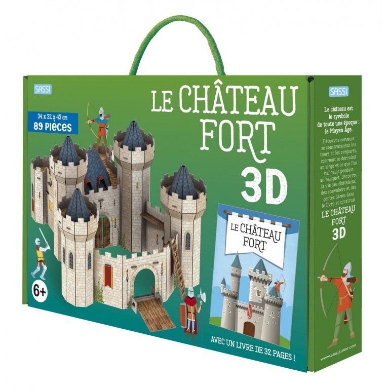 Le château fort en 3D - 89 pcs
