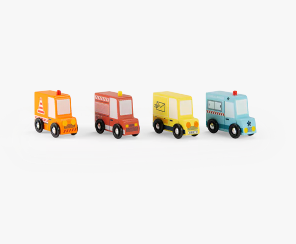Set 4 camions - Avenue du Moulin - Moulin Roty