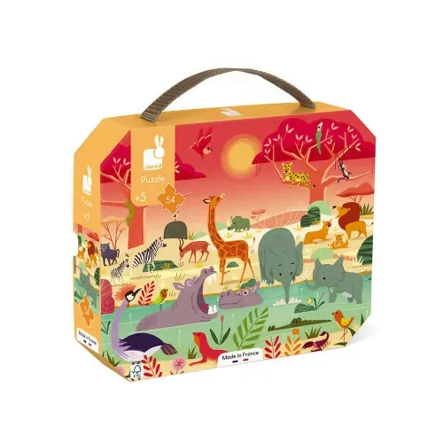 Puzzle La Réserve Animalière 54 pcs - Janod