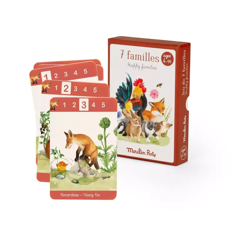 Jeu de 7 familles "Jardin du Moulin" - Moulin Roty