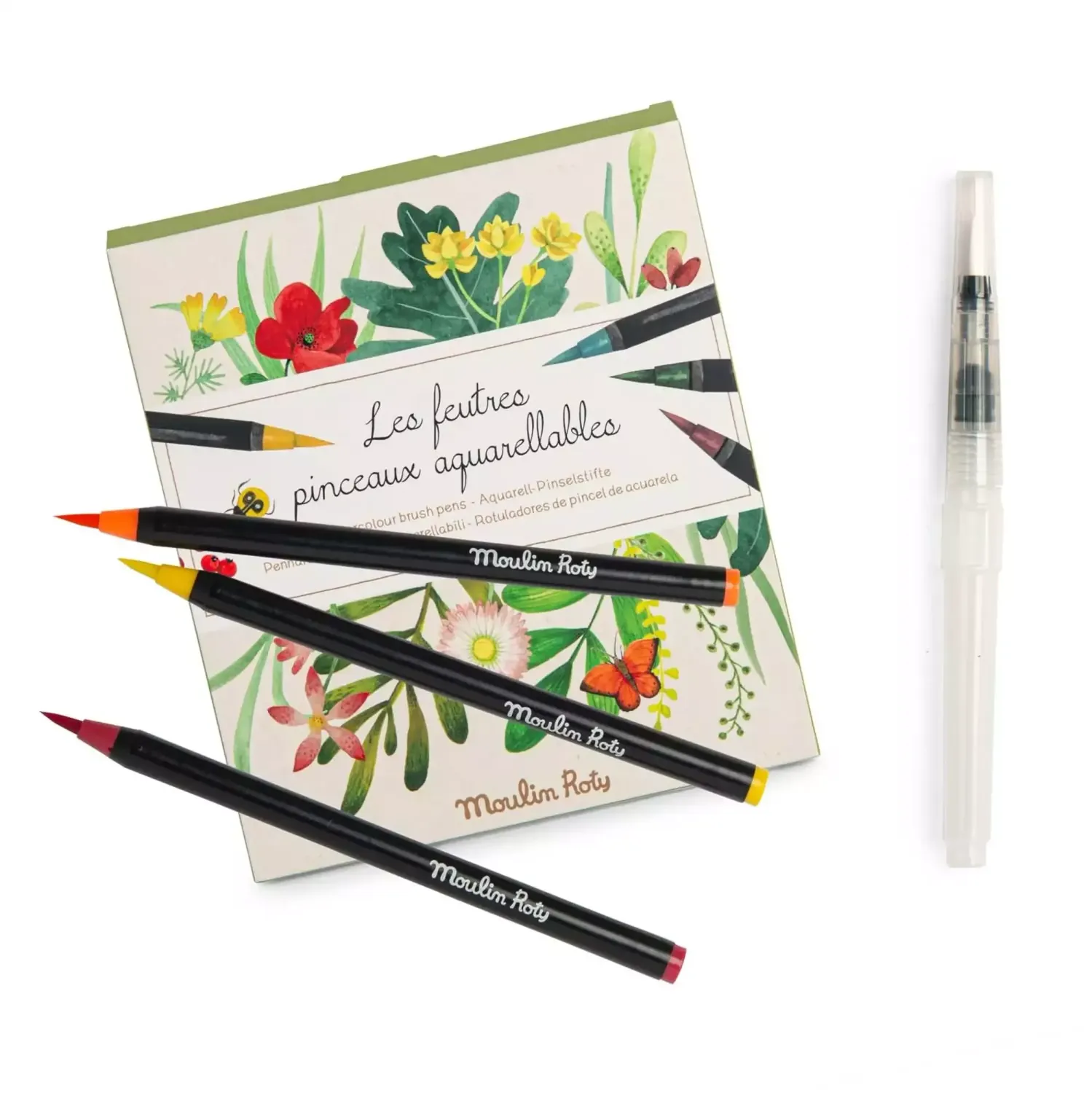 12 feutres aquarelle "Jardin du Moulin" - Moulin Roty