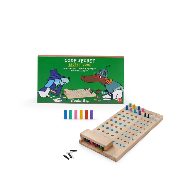 Code secret en bois "les Loufoques" - Moulin Roty