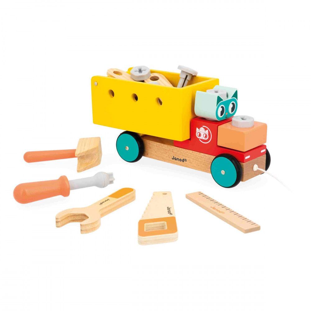 Camion de bricolage à tirer "brico'kids" - Janod