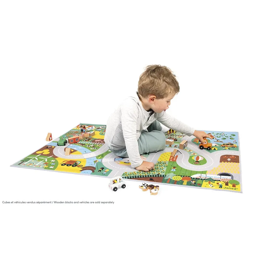 Tapis campagne "cross roads" - Janod