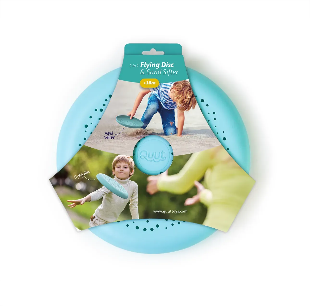 Frisbee + tamis bleu - Quut